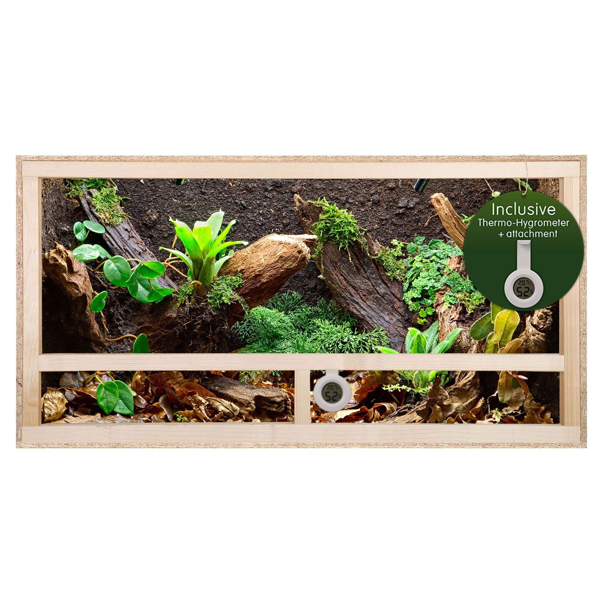 Repiterra Terrarium aus Holz mit Seitenbelüftung 60x30x30 cm