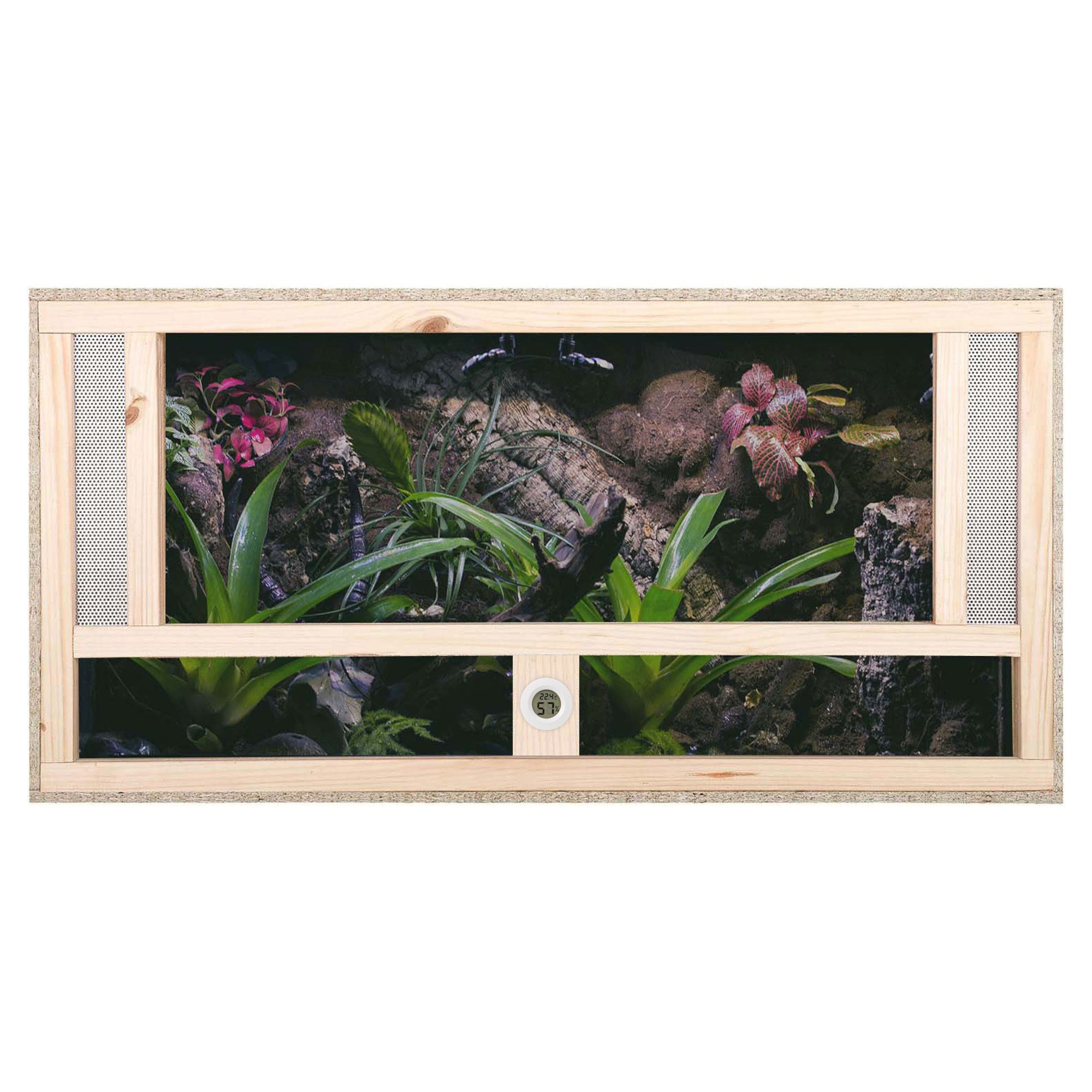 Repiterra Terrarium aus Holz mit Frontbelüftung 100x60x60 cm