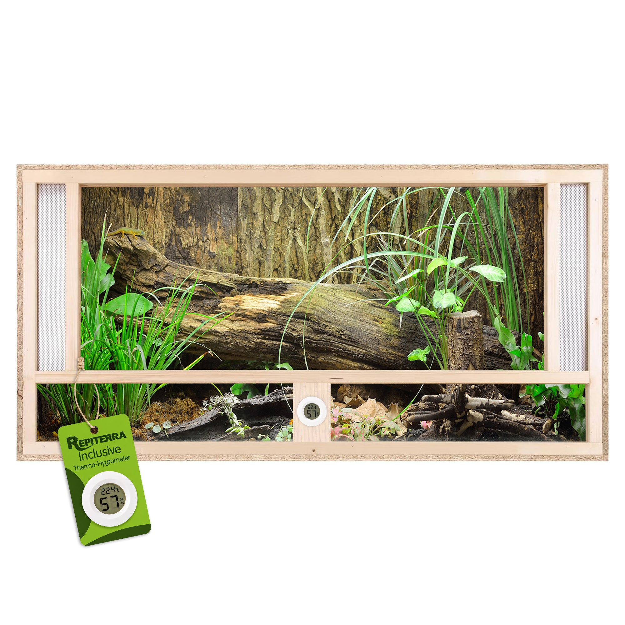 Repiterra Terrarium aus Holz mit Frontbelüftung 120x60x60 cm