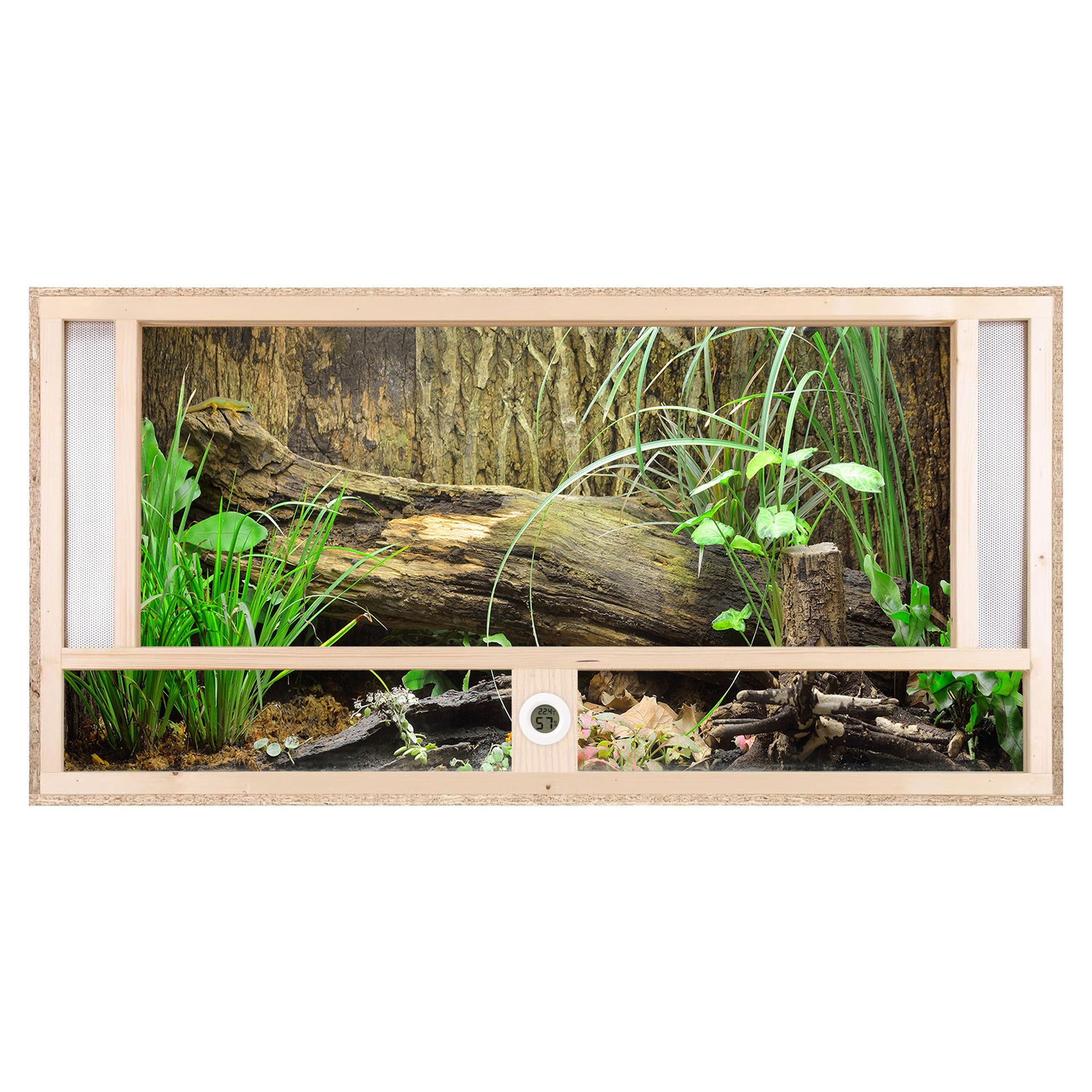 Repiterra Terrarium aus Holz mit Frontbelüftung 120x60x60 cm