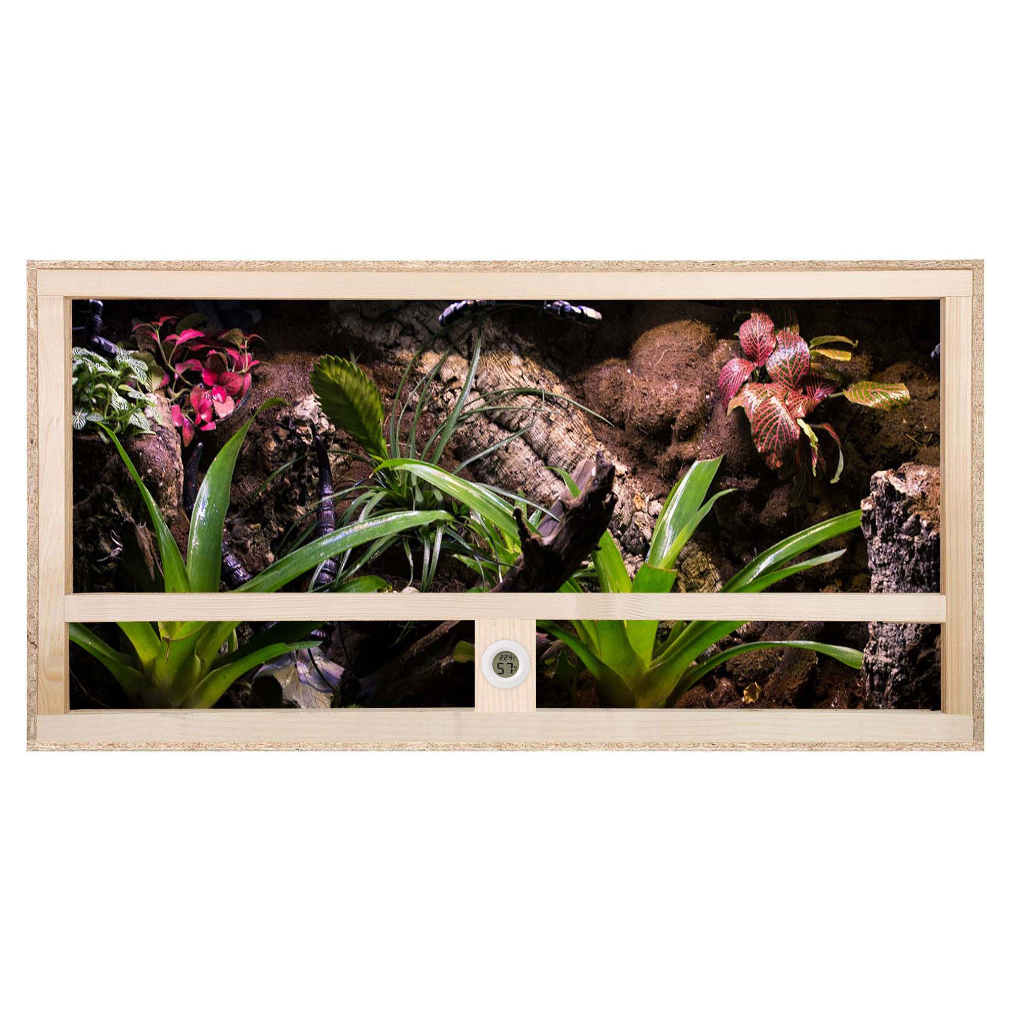 Repiterra Terrarium aus Holz mit Seitenbelüftung 100x60x60 cm