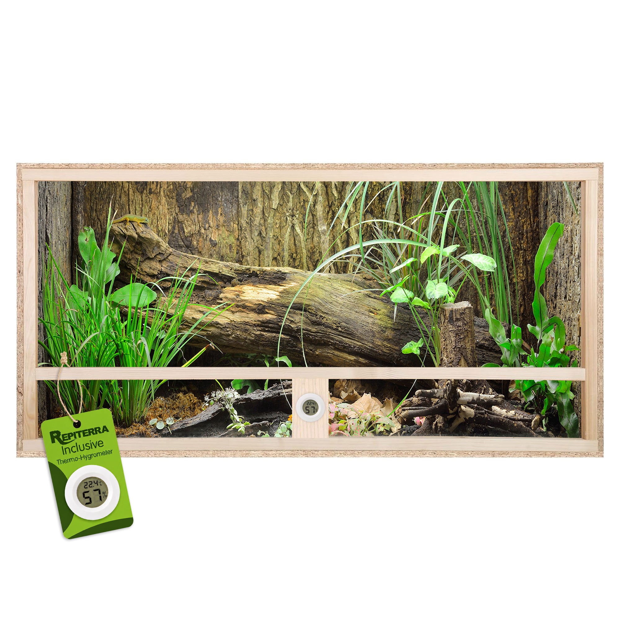 Repiterra Terrarium aus Holz mit Seitenbelüftung 120x60x60 cm