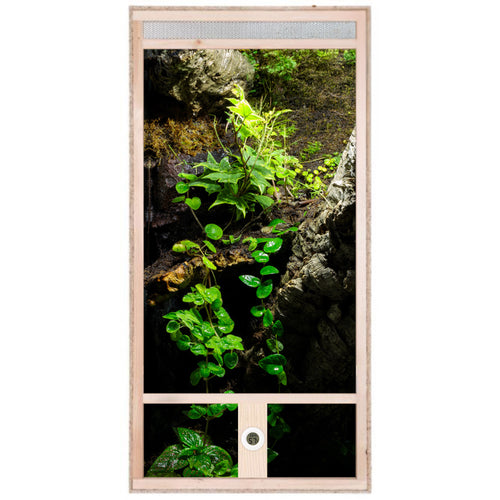 Repiterra Hochterrarium aus Holz mit Frontbelüftung 60x120x60 cm
